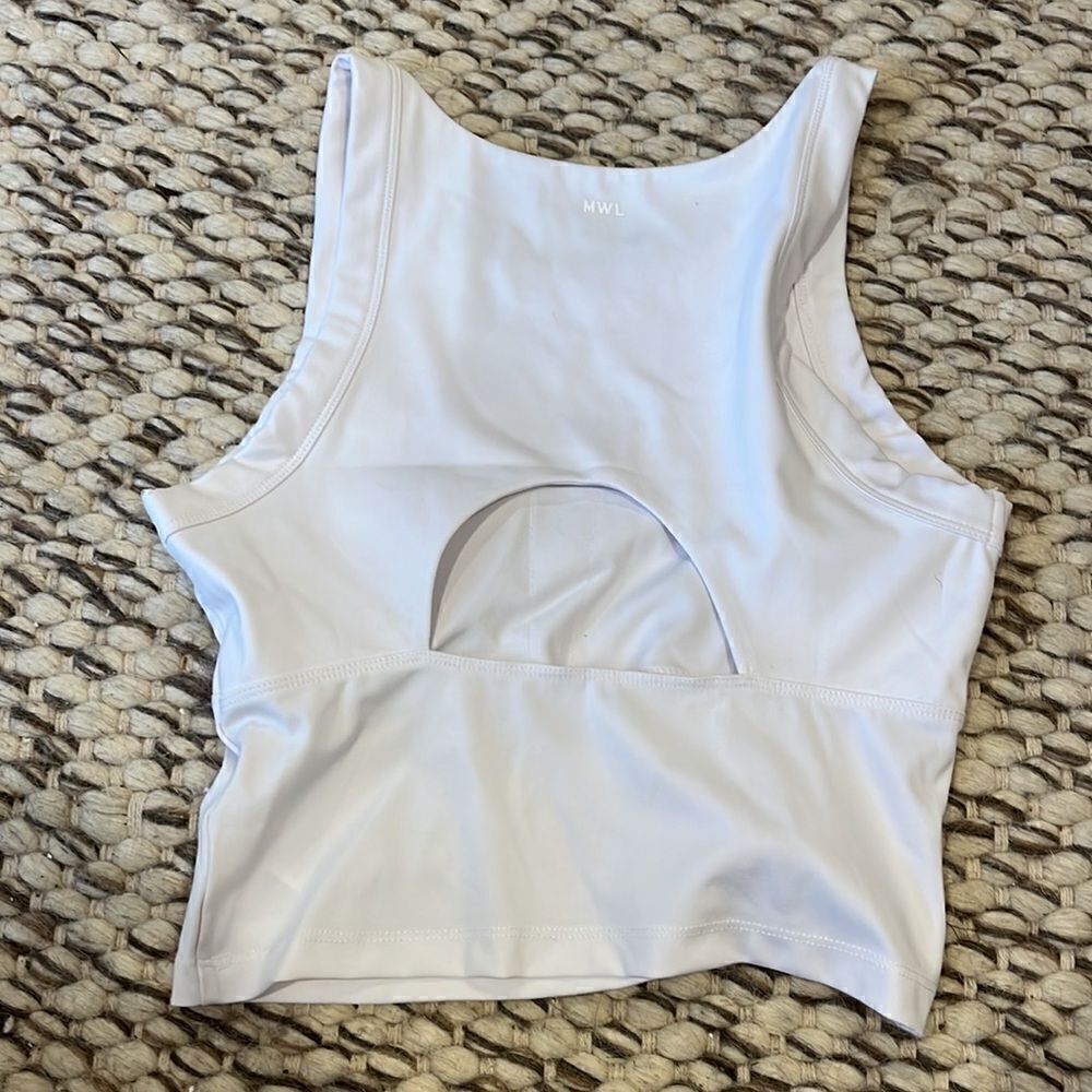 Madewell MWL Flex Cutout-Back Tank* - Picture 6 of 9